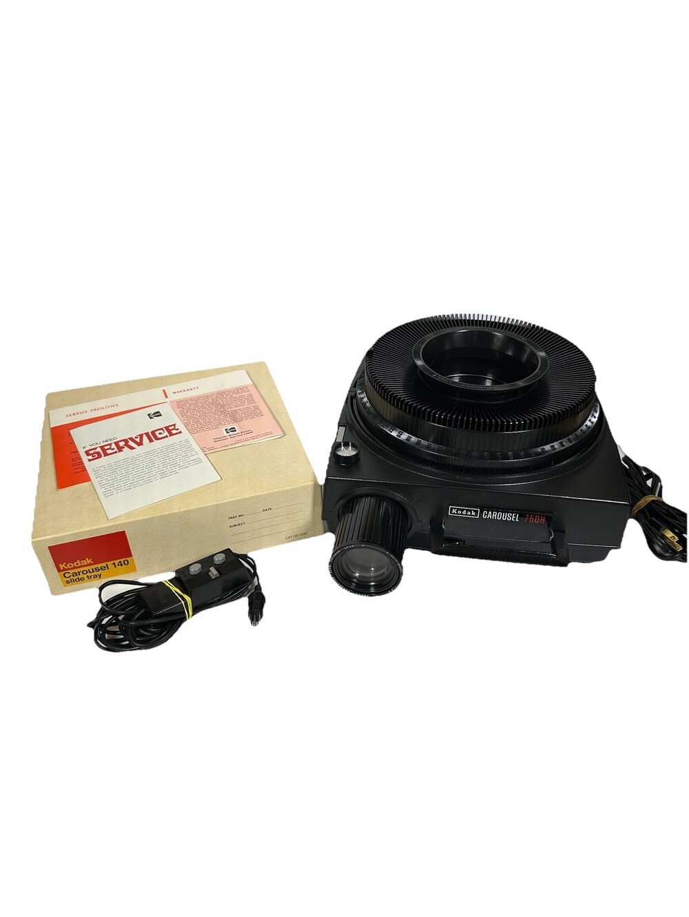 Original Kodak Carousel 750H Slide Projector Fully Operational